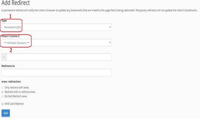 How to Redirect your website to any page or external domain