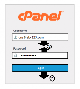 how to access cpanel email from website