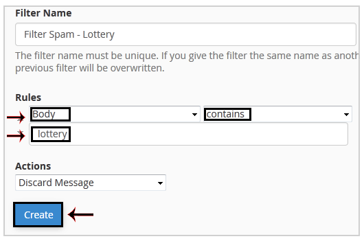 Account Level/Global Email Filter
