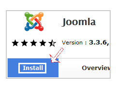Install Joomla via Softaculous