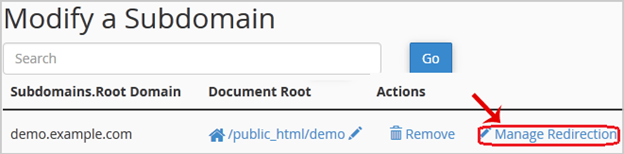 How to Redirect subdomain to an external URL